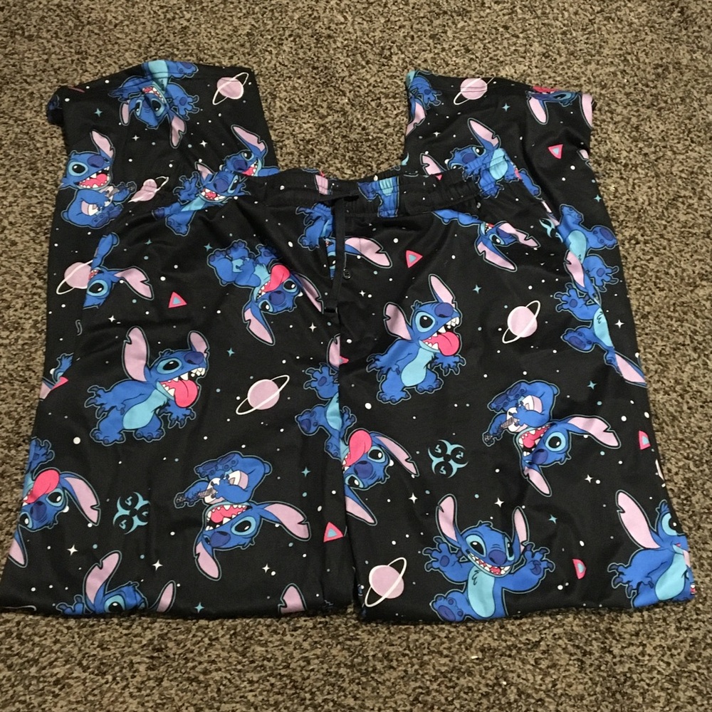 Disney Mens Stitch Lounge Pants pj’s
